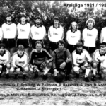 1. Mannschaft Kreisliga Saison  1981/ 82