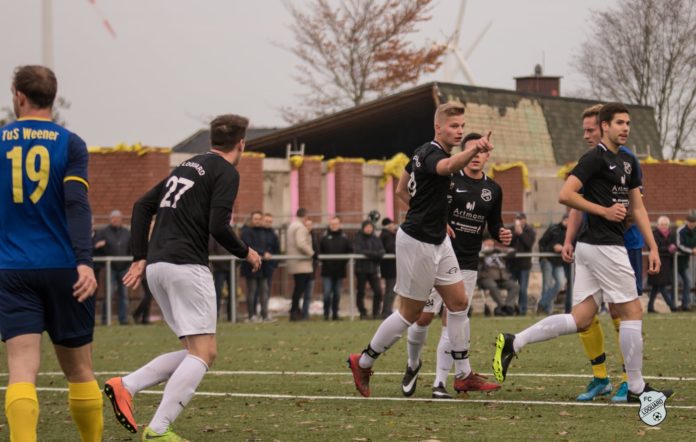 FCL-Abwehrchef Marven Mudder erzielte den zwischenzeitlichen 1:1-Ausgleich. Foto: Reiner Poets.