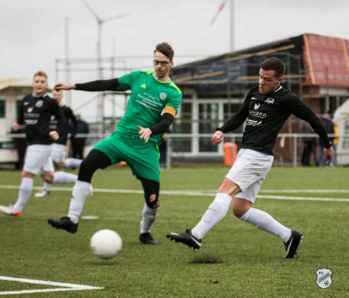 Tobias Frerichs agierte nicht nur als gewohnt unermüdlicher Antreiber im FCL-Mittelfeld, sondern trug sich zudem noch in die Torschützenliste ein. FCL-Bild: Reiner Poets