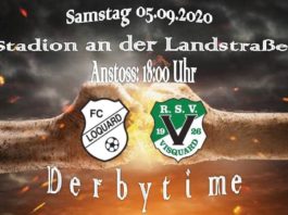 Bereits am ersten Spieltag der Spielzeit 2020/2021 treten unsere Mannen zum prestigeträchtigen Krummhörn-Derby an. FCL-Grafik: Mirko Weets
