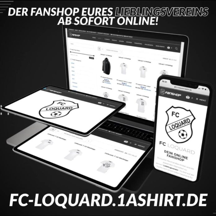 Ein weiterer Meilenstein für unseren FC Loquard: Ab dem heutigen Donnerstag ist der neue FCL-Onlineshop verfügbar, auf dem sich unsere treuen Anhänger mit FCL-Artikeln aller Art bedienen können.