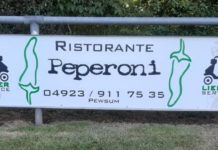 Das Restaurant „Pizzeria Peperoni“ wird unseren FCL künftig in Form einer Bandenwerbung unterstützen.