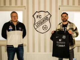 Unser FCL-Trainer André Popp (links) freut sich auf die erneute Zusammenarbeit mit Huber (rechts). FCL-Bild: Reiner Poets