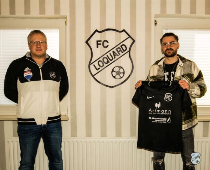 Unser FCL-Trainer André Popp (links) freut sich auf die erneute Zusammenarbeit mit Huber (rechts). FCL-Bild: Reiner Poets