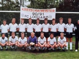 Unsere Meistermannschaft der Saison 1990/1991, der mit dem Titelgewinn der Aufstieg in die damalige Bezirksklasse gelang, forciert mehr als 30 Jahre später den erneuten Schulterschluss und kehrt gemeinsam auf unser Loquarder Grün zurück.