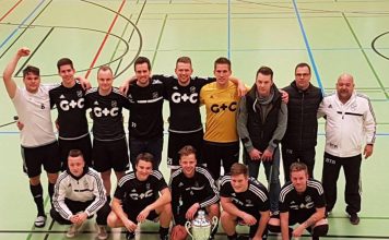 Unsere FCL-Siegermannschaft, die überraschend den Pokal mit nach Loquard nahm.