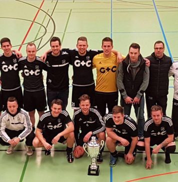 Unsere FCL-Siegermannschaft, die überraschend den Pokal mit nach Loquard nahm.