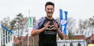 Catch me, if you can: Heiko Thiele ist aktuell in Torlaune, womit er sich auch in die Herzen aller FCL-Anhänger spielt. FCL-Bild: Reiner Poets