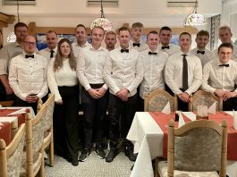 Am letzten Samstag stand für unsere Mannen keine Begegnung, sondern die traditionelle Weihnachtsfeier auf dem Programm. Bild: Privat