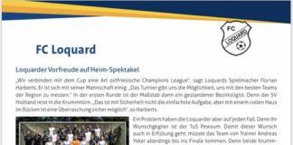 Um die Wartezeit zu verkürzen, berichten die Organisatoren des prestigeträchtigen Wettbewerbs nahezu täglich über die jeweiligen Teilnehmer und am heutigen Mittwoch über unseren FC Loquard. Quelle: Ostfriesland-Cup (Facebook)