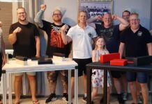 Zogen, was das Zeug hielt: Die Armwrestler gingen voller Elan in unserem Clubheim an die Tische.