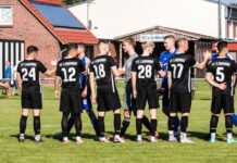 Vom hochgehandelten Gast aus Holtriem trennte sich unser FCL am Ende mit 2:2-Unentschieden. FCL-Bild: Reiner Poets