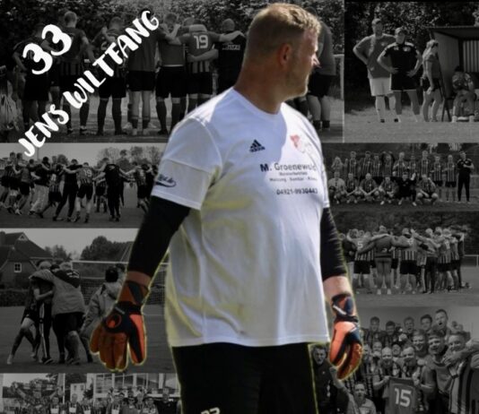 Ganz egal, ob als Betreuer, Co-Trainer, Trainer, Torwart oder Mittelstürmer - auf Jens war auch in turbulenten Zeiten des Teams stets Verlass. Grafik: Thorsten Zeiß