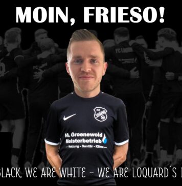 Trägt ab Sommer das Loquarder Schwarz-Weiß: Neuzugang Frieso Köhler.